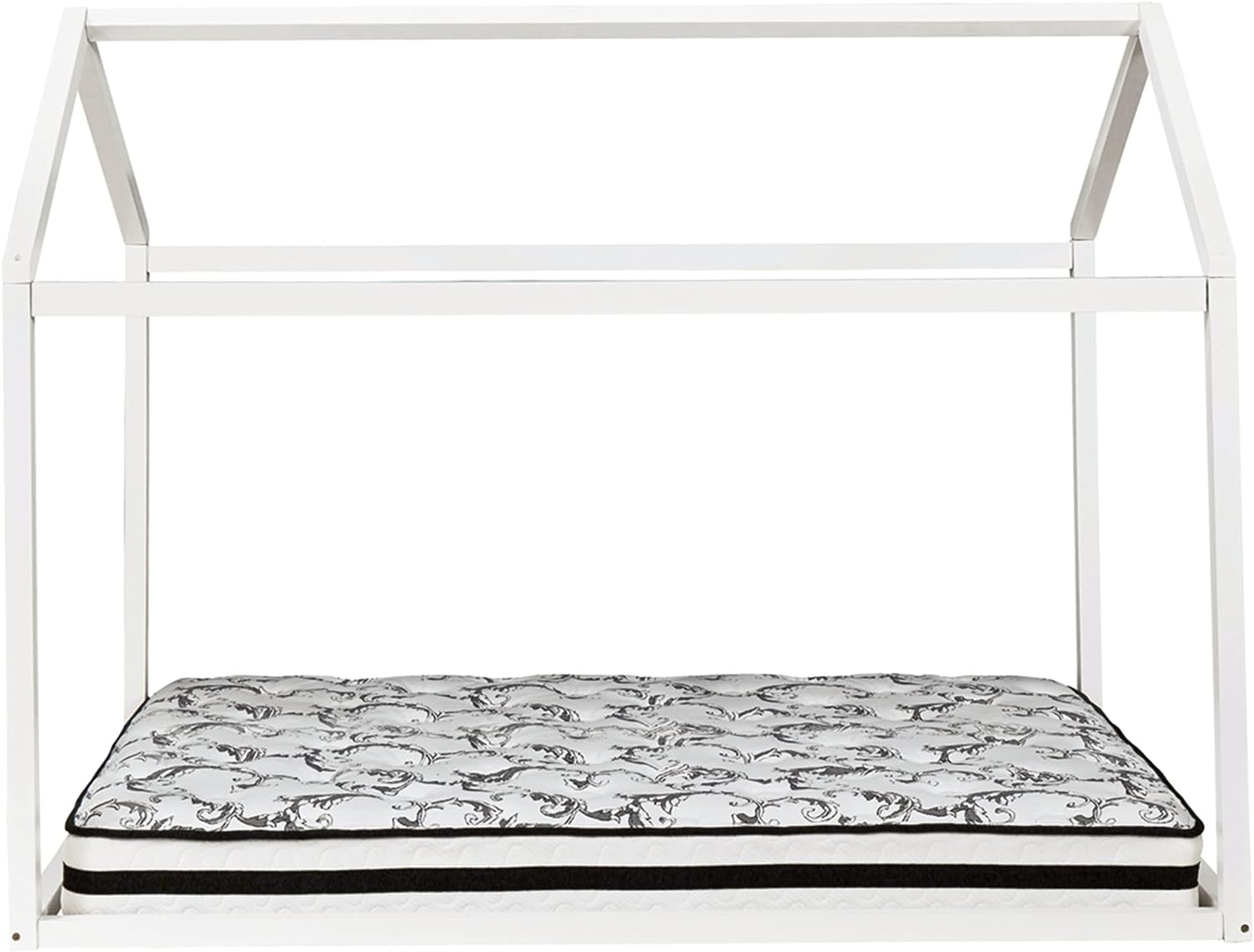 Signature Design by Ashley Flannibrook Contemporary House Bed Frame, Full, White - $75