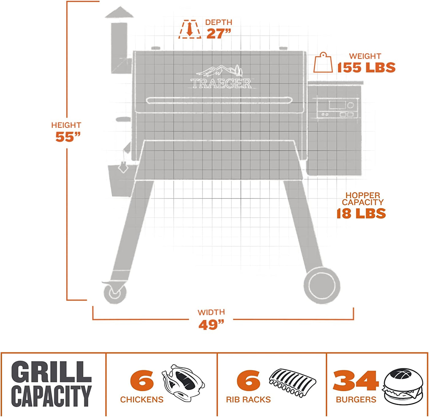 Traeger Grills Pro Series 780 Wood Pellet Grill and Smoker - $700
