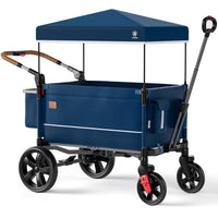 EVER ADVANCED Side-Unzip Wagon Stroller for 2 Kids, Push Pull Stroller - $215