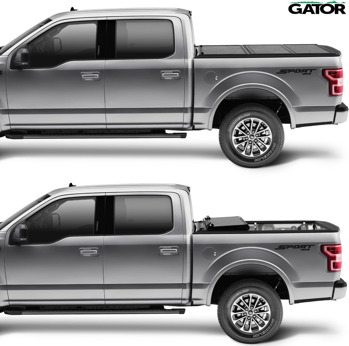 Gator EFX Hard Tri-Fold Truck Bed Tonneau Cover | GC24021 6' 10" Bed (81.9") - $360