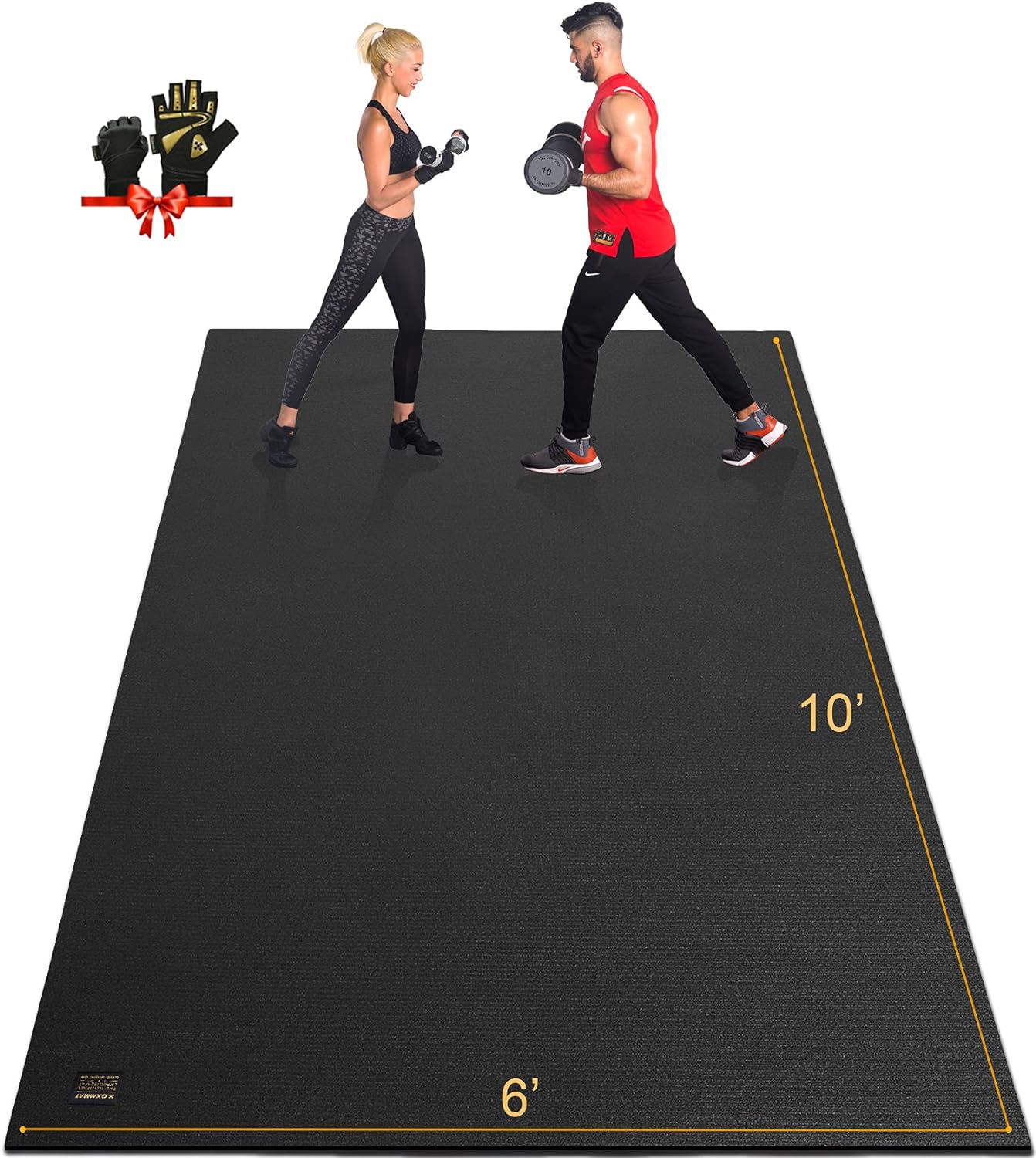 BalanceFrom GoGym All-Purpose 4'x10'x2 Extra Thick High Density