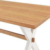 Alaterre Furniture Chelsea Dining Table, Warm Cherry (Table Only) - $160