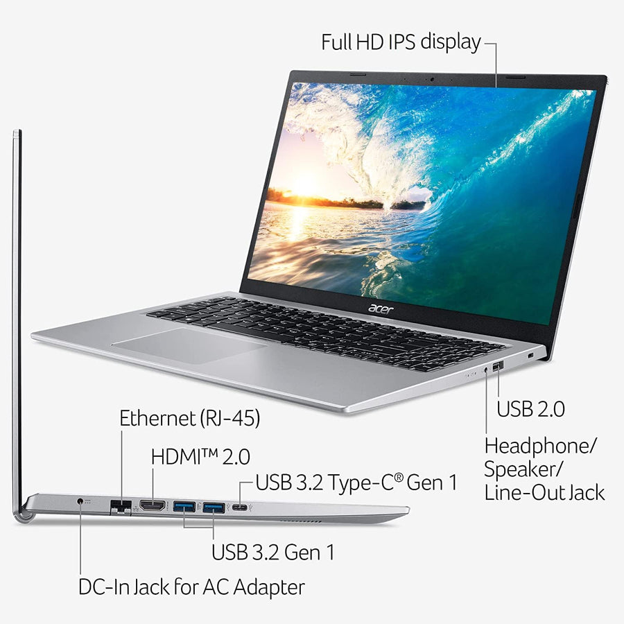 Acer Aspire 15.6'' Laptop (Latest Model)Full HD IPS Display, Intel Core Laptop - $300