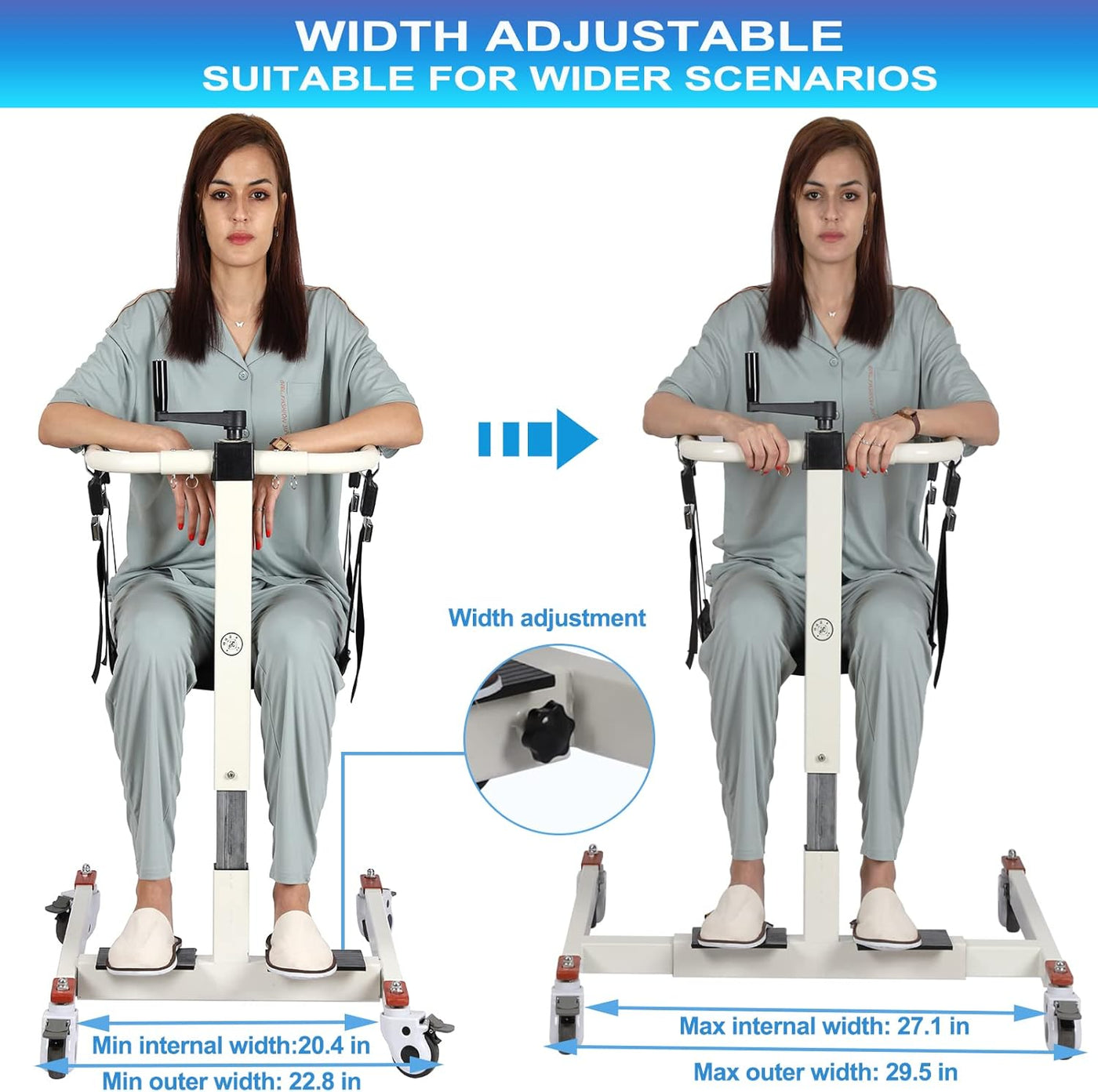 Patient Lift Transfer Chair Lift for Home Wheelchair (Without Bedpan) - $315