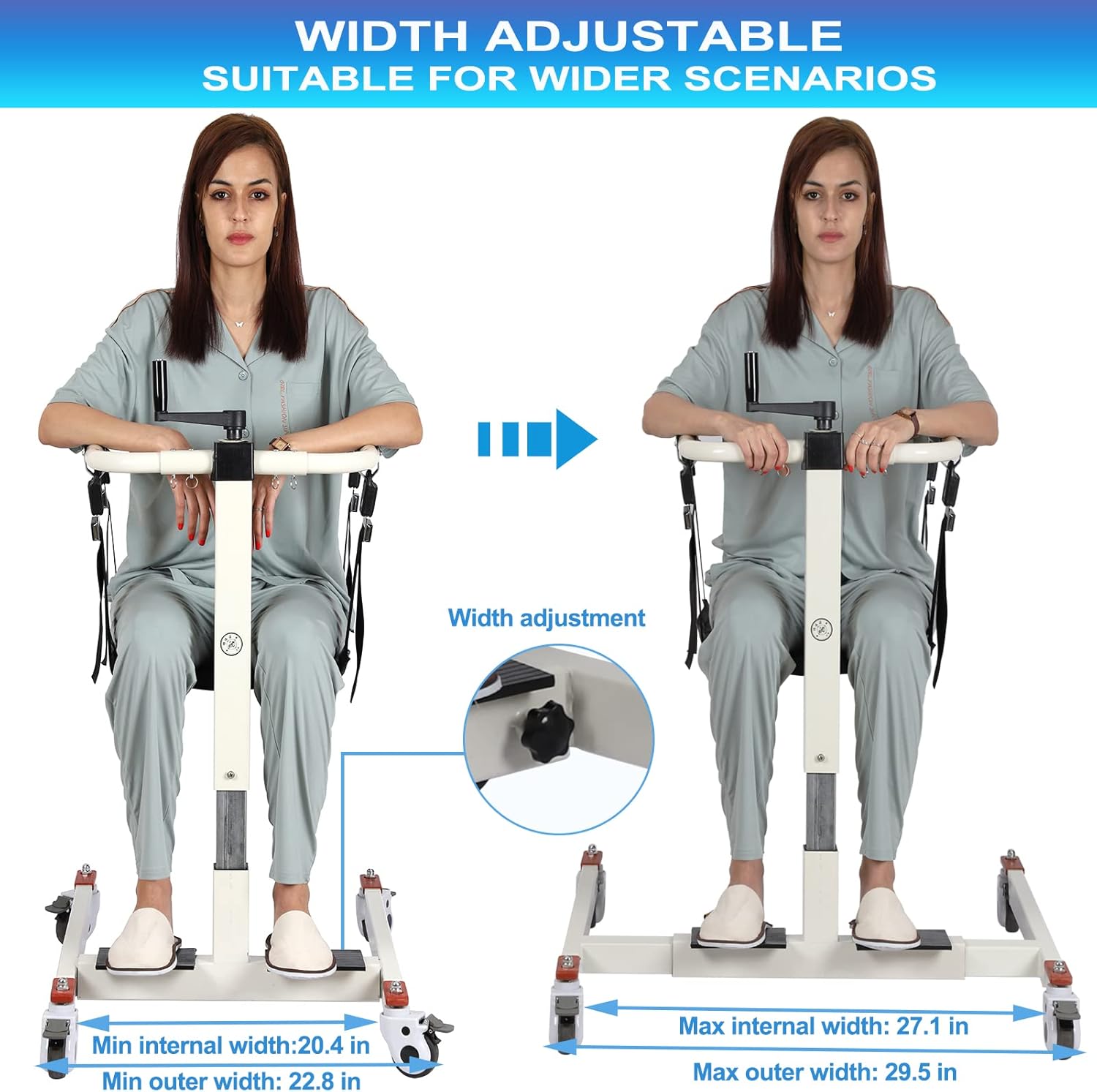 Patient Lift Transfer Chair Lift for Home Wheelchair (Without Bedpan) - $315