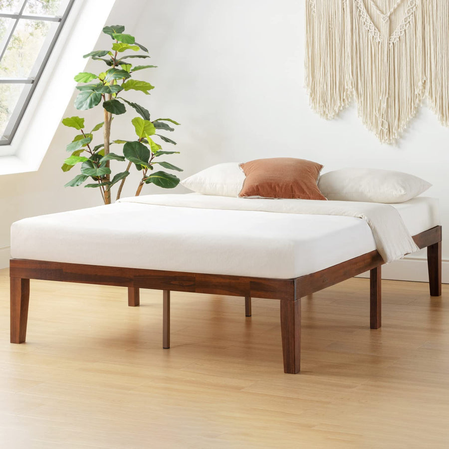 Mellow Naturalista Classic 16 Inch Solid Wood Platform Bed, King - $140