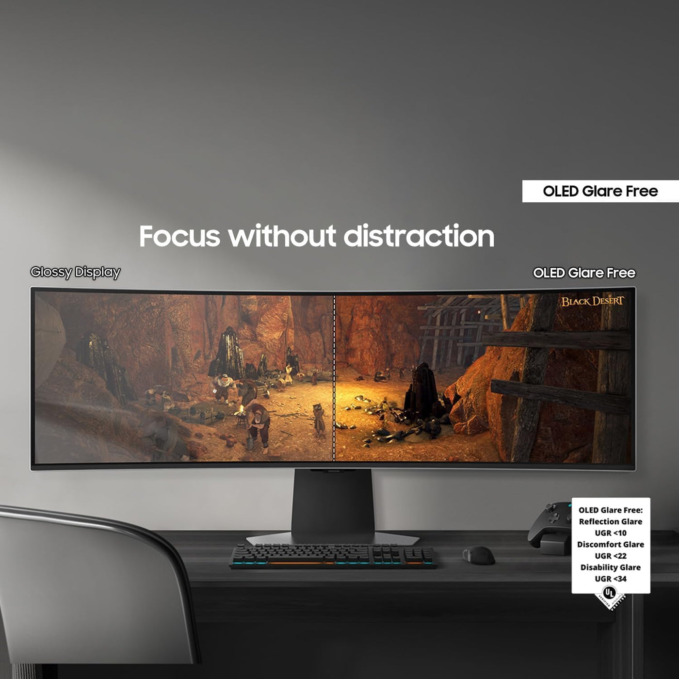 Samsung 34" Odyssey OLED G8 (G85SD) Ultra-QWHD QD-OLED G-Sync Compatible - $640