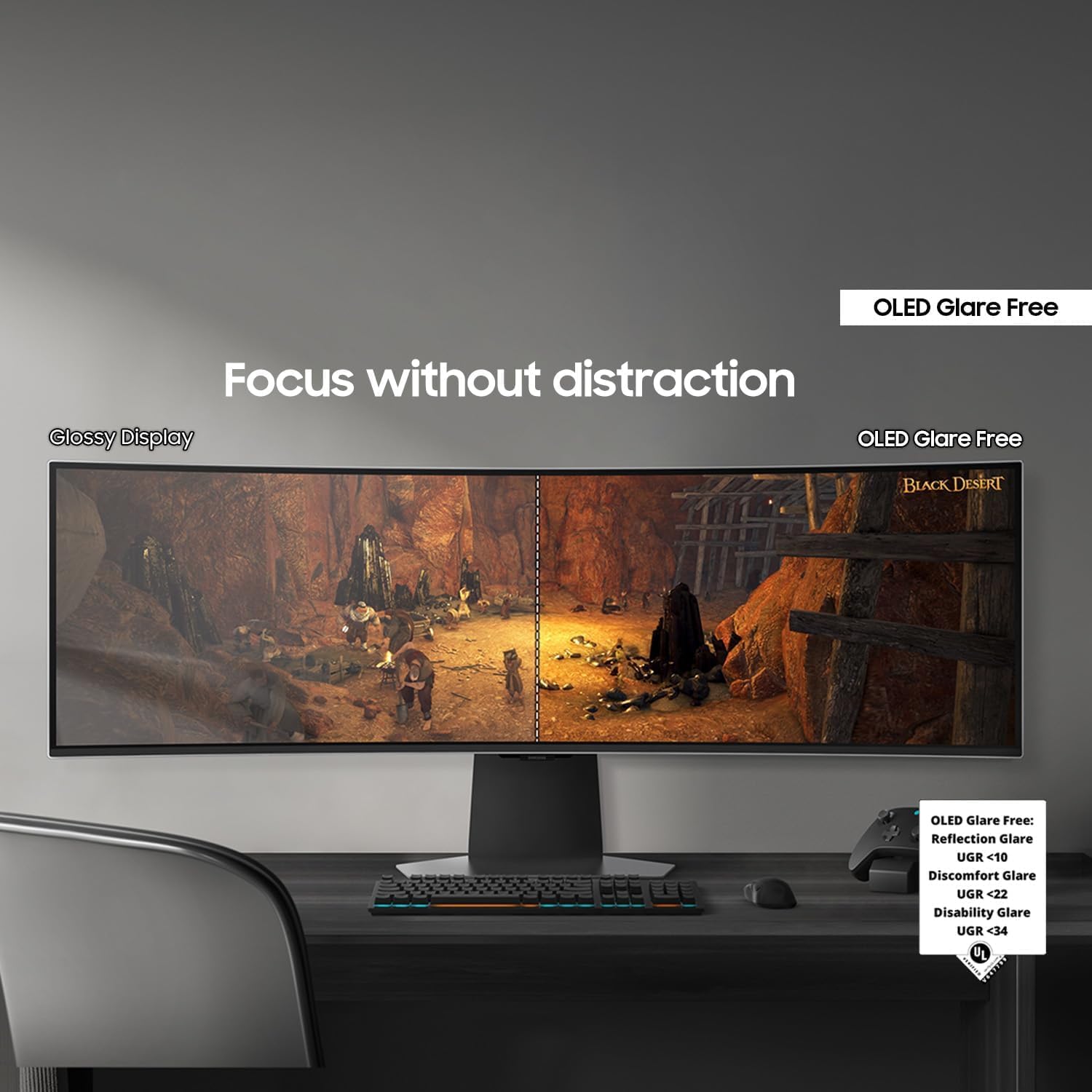Samsung 34" Odyssey OLED G8 (G85SD) Ultra-QWHD QD-OLED G-Sync Compatible - $640