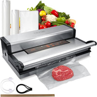 VEVOR Vacuum Sealer Machine, 95Kpa 350W Powerful Dual Pump and Dual Sealing - $195