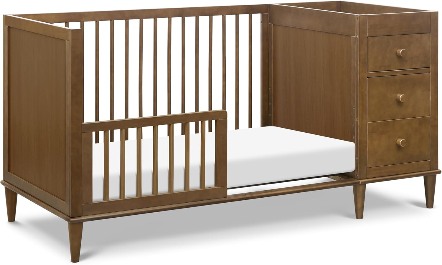 DaVinci Marley 3-in-1 Crib and Changer Combo in Walnut - $250