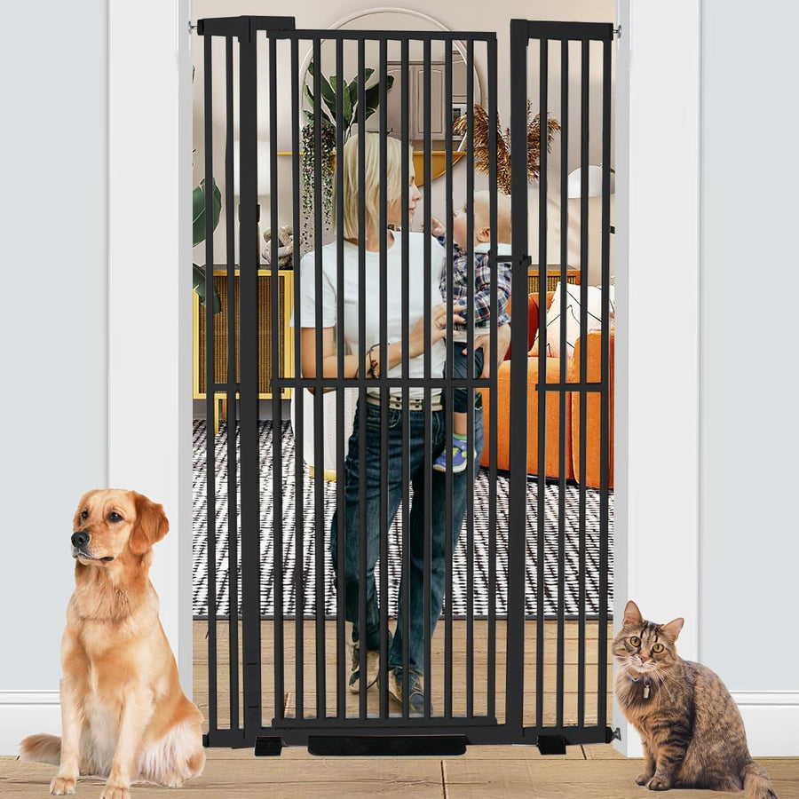 71Inch Extra Tall Cat Pet Gate Baby Gate Adjustable 29.13" and 42.08" Wide - $130