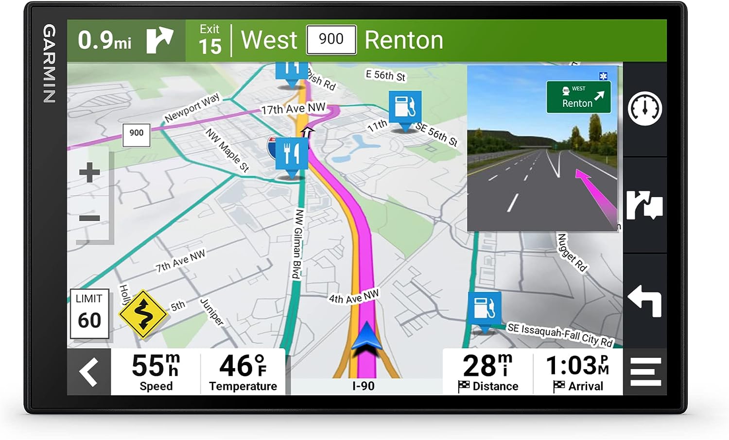 Garmin DriveSmart 86, 8-inch Car GPS Navigator - $210