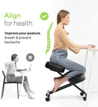 Luxton Home Ergonomic Kneeling Chair with Memory Foam Layer - $60