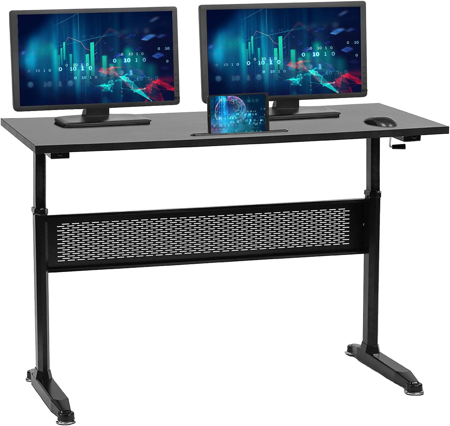 Adjustable Standing Desk, Computer Desk Height Converter Desk Computer Workstation - $90