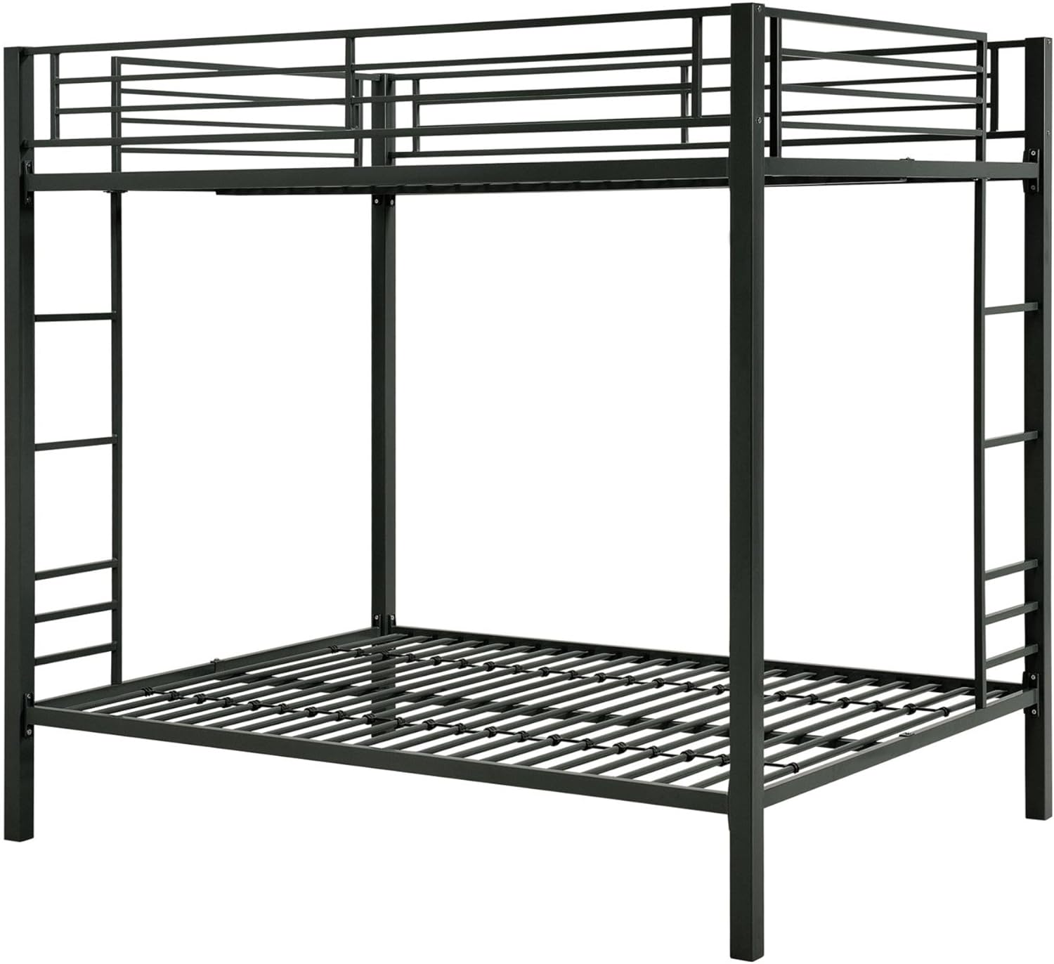 DHP Full Kids Metal Bunk Bed, Black - $170