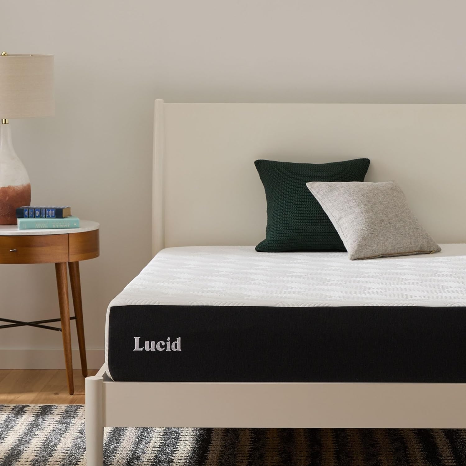 LUCID 10 Inch Memory Foam Mattress - Medium Feel - Queen Size - $205