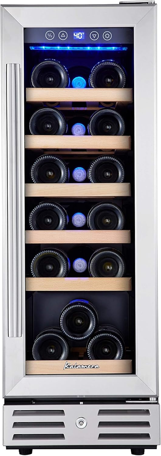 Kalamera Mini Fridge 18 Bottle - 12 inch Wine Cooler Refrigerator - $200