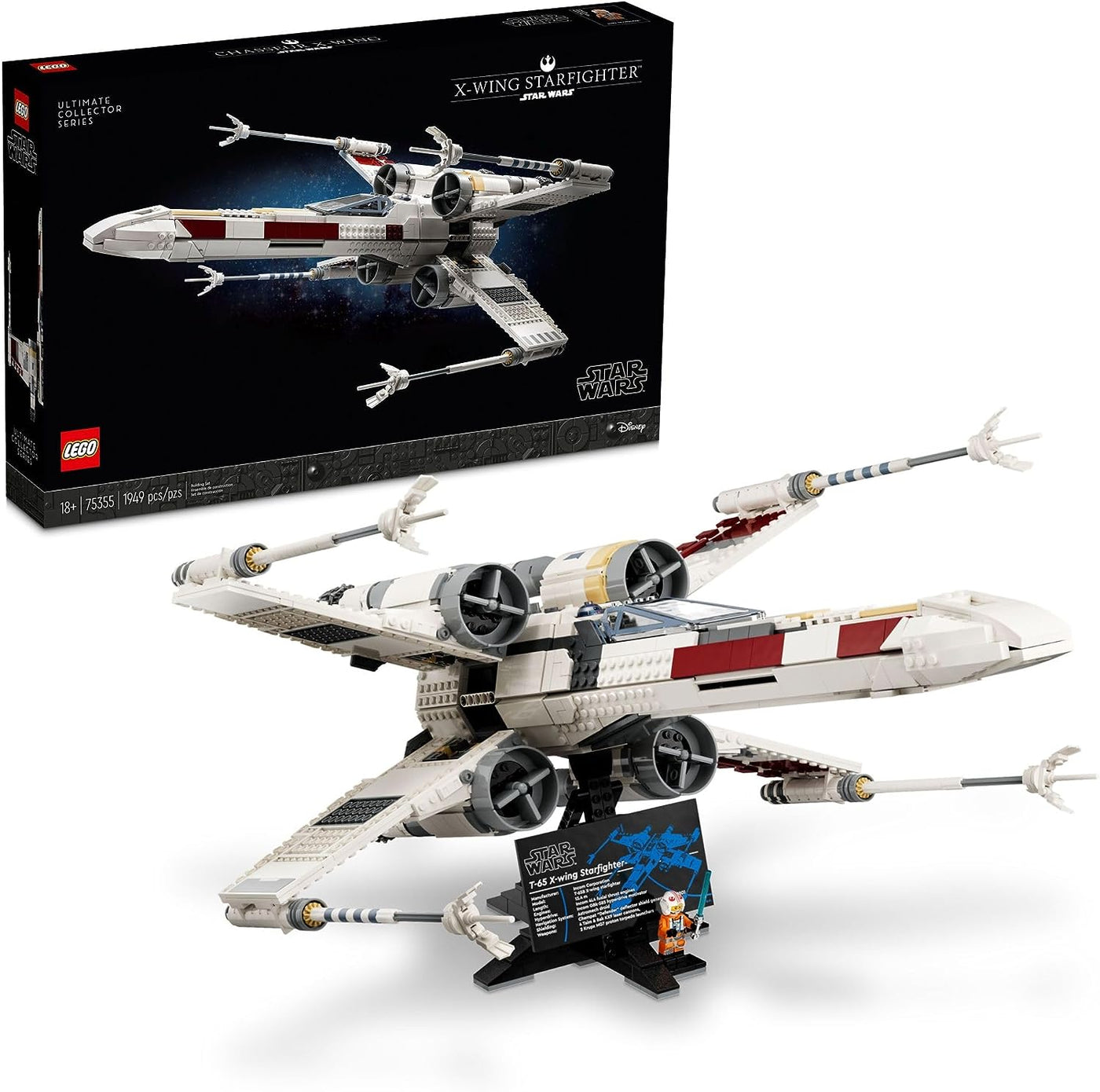 LEGO Star Wars Ultimate Collector Series X-Wing Starfighter 75355 Building Set - $180