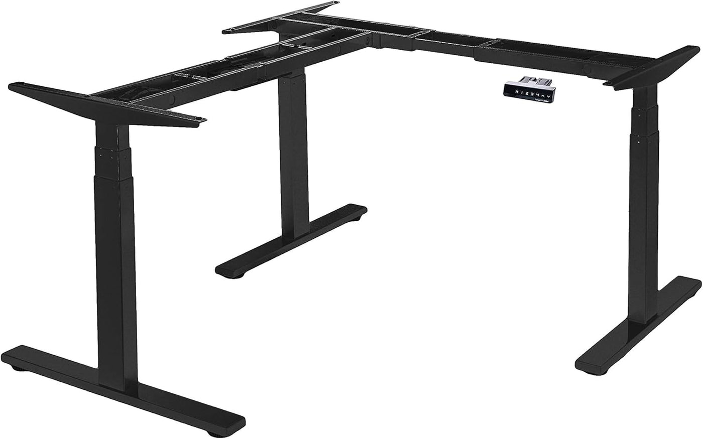 VWINDESK VJ301 L Shaped Electric Height Adjustable Standing Corner Desk Frame - $320