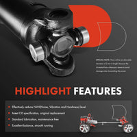 A-Premium Rear Complete Drive Shaft Prop Shaft Driveshaft Assembly - $105