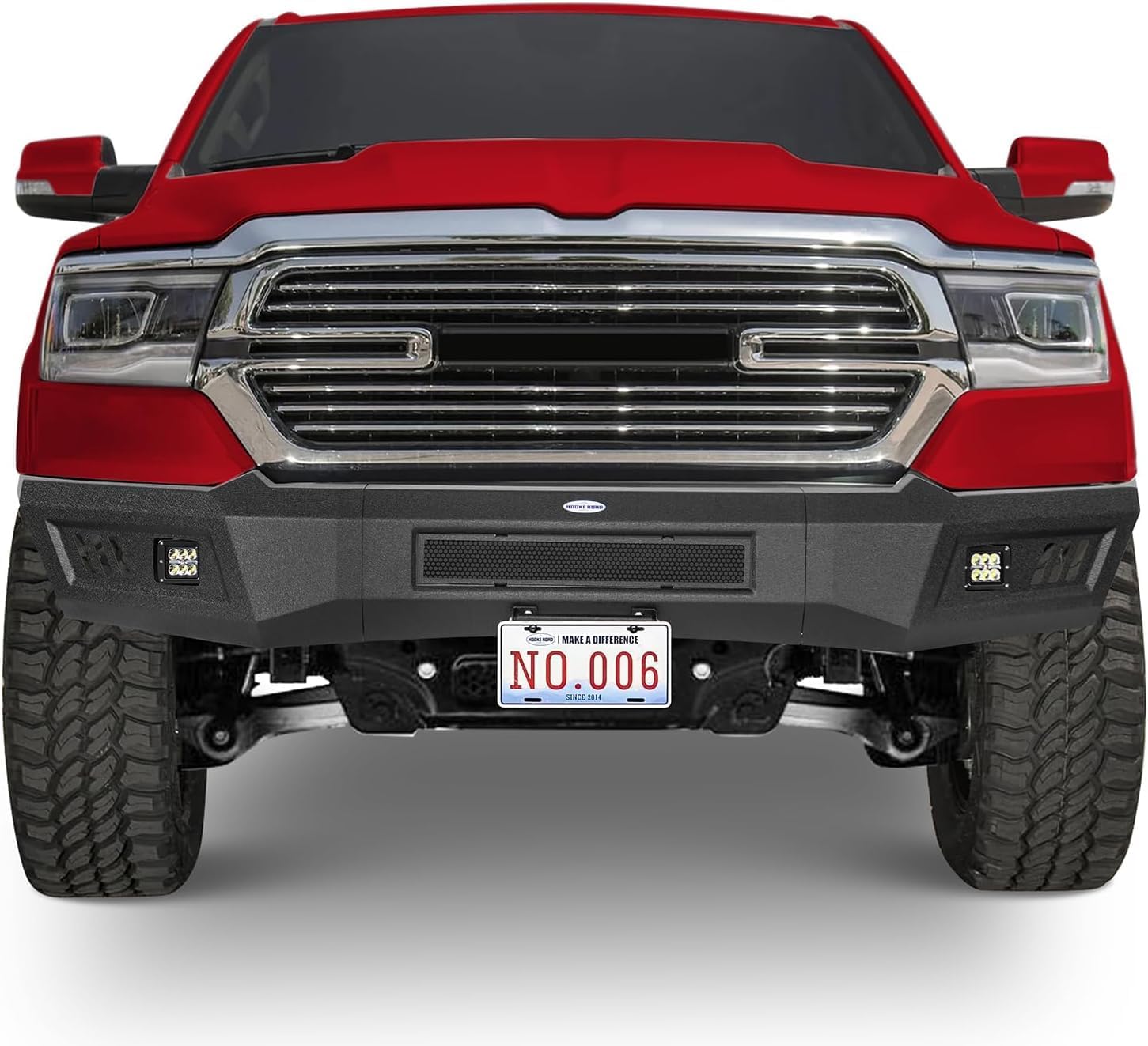 Hooke Road 19-24 Ram 1500 Full-Width Front Bumper for for Dodge Ram 1500 2019-2024 - $300