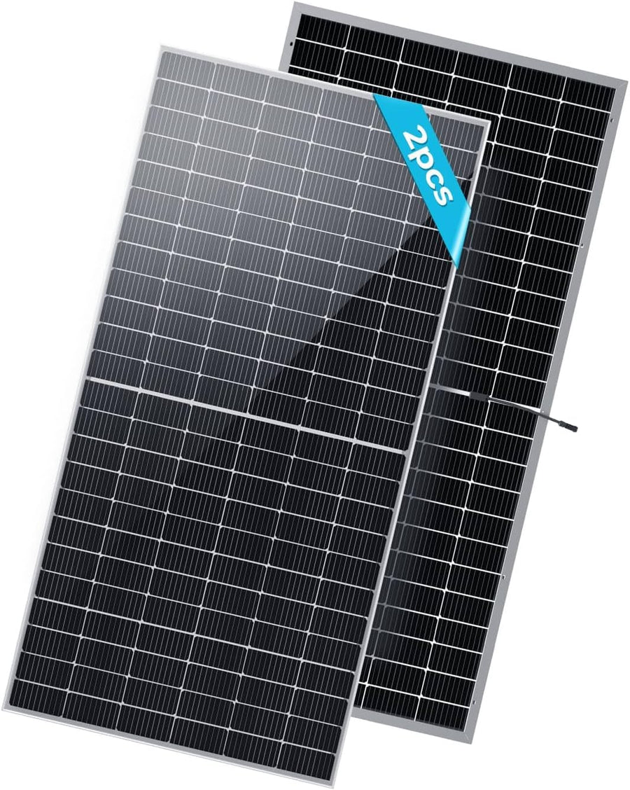 Renogy Bifacial 2pcs 550 Watt Solar Panels 12/24 Volt Monocrystalline - $530