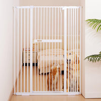 No Pawblems 55.1" Extra Tall Pet Gate for Cat/Dog, 29.9-44.4" Wide, White - $95