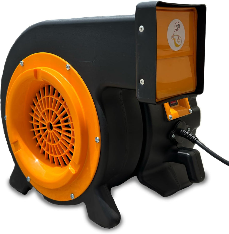 JumpOrange 1.5 HP Orange Inflatable Blower - 16G, Stackable Design, 25ft Cord - $145