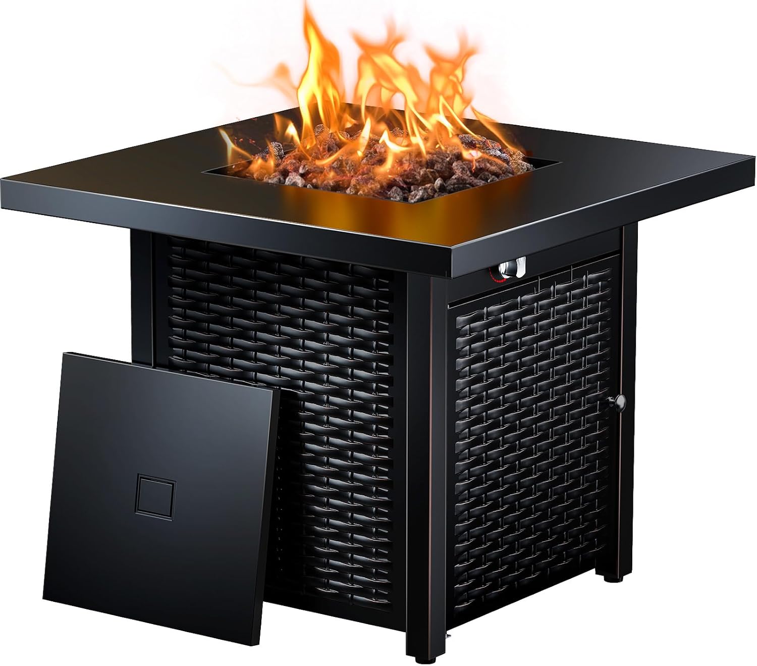 Ciays 32 Inch Propane Fire Pit, CSA-Listed Outdoor Gas Fire Pit 50,000 BTU - $125