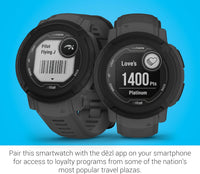 Garmin Instinct 2, dezl Edition, Rugged Trucking Smartwatch, Black - $210