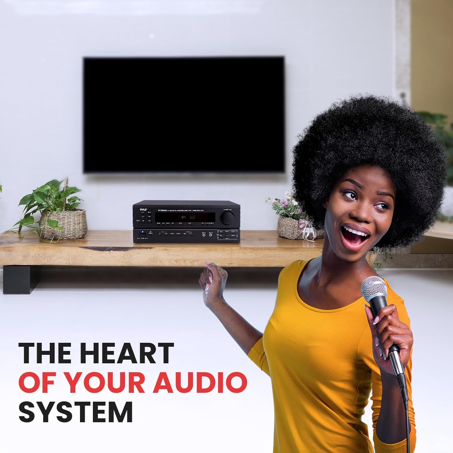 Pyle Wireless Bluetooth Power Amplifier System-420W 5.1 Channel Home Theater - $160