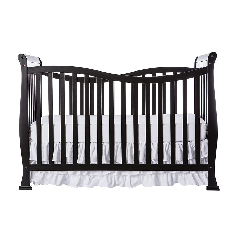 Dream On Me Violet 7 in 1 Convertible Life Style Crib in Black-$110