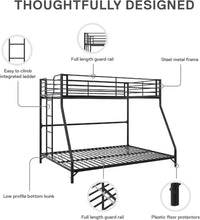 DHP Daven Easy Assembly Metal Bunk Bed for Kids, Teens and Adults, with Ladder - $180