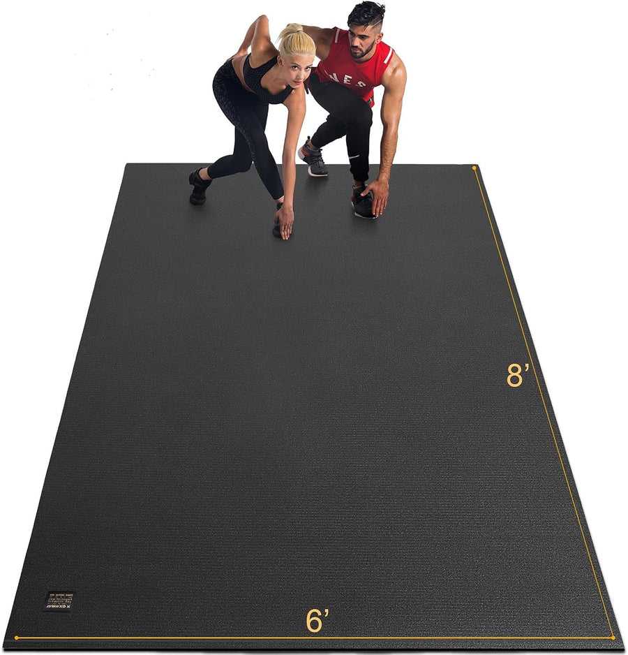 GXMMAT Extra Large Exercise Mat 16'x6'/12'x6'/10'x6'/8'x6'(7mm) - $120