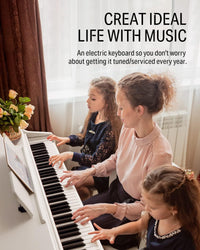 Donner DDP-100 88-Key Weighted Action Digital Piano, Beginner keyboard piano Bundle - $325