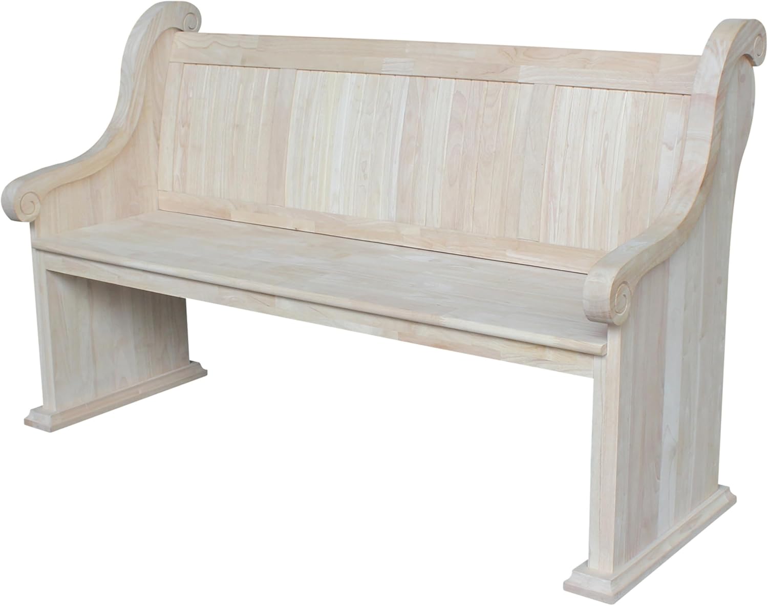 IC International Concepts, Sanctuary Bench, Solid Real Wood, Sturdy Parawood, - $315