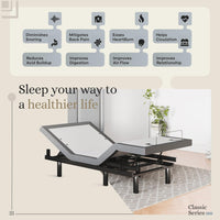 Sven & Son Classic Adjustable Bed Base, Head and Foot Lift - Twin XL - $420