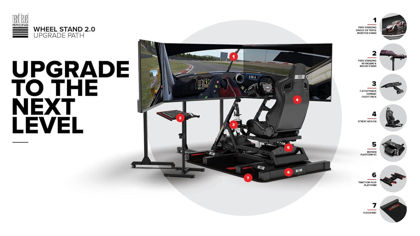 Next Level Racing Wheel Stand 2.0. Steering wheel stand for Thrustmaster - $145