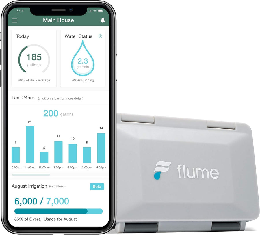 Flume2 Smart Home Water Monitor and Leak Detector - $160