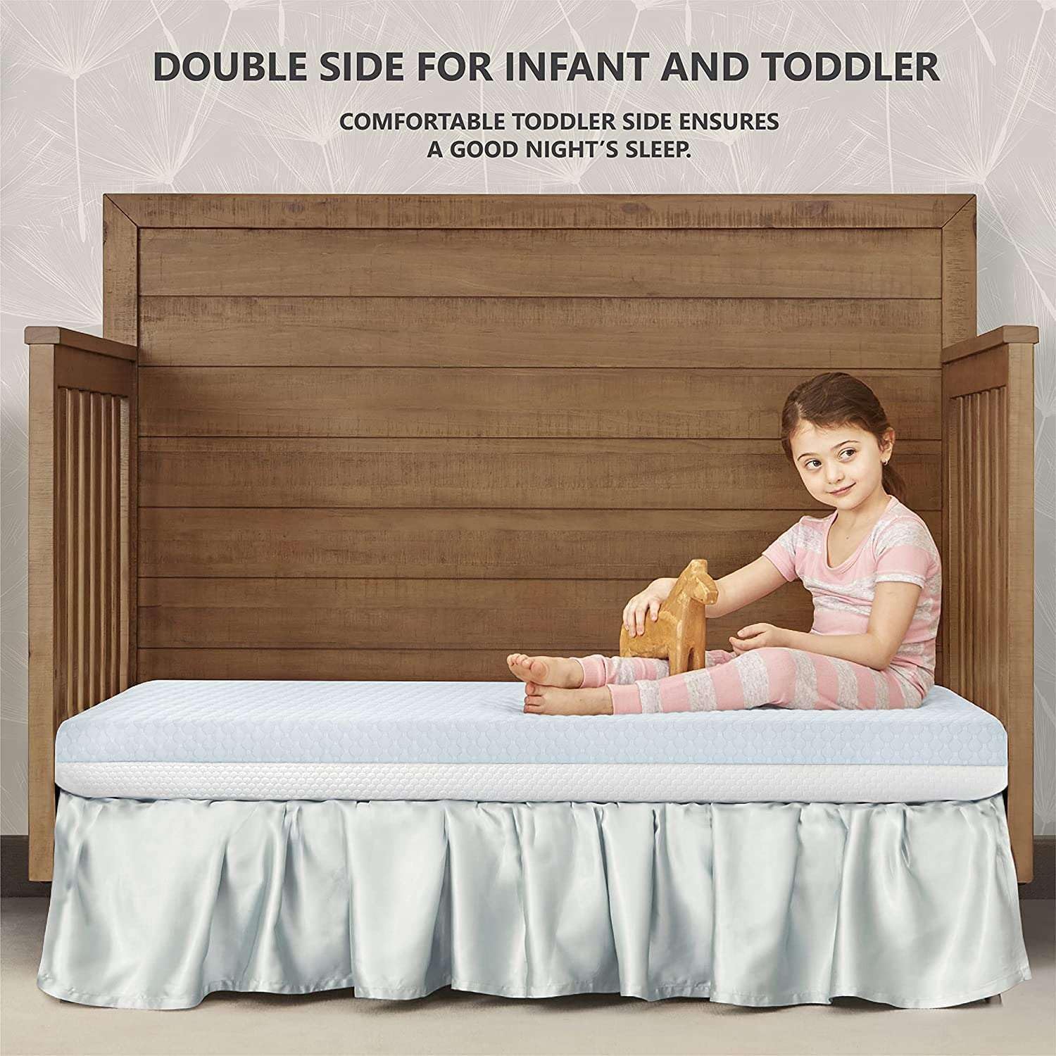 Dream On Me 2 in 1 Infant Crib and Toddler Bed Mattress - $60