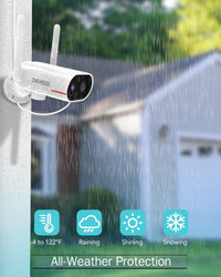 DEKCO Wireless Security Camera for Home Security 260° View Range Solar - $55
