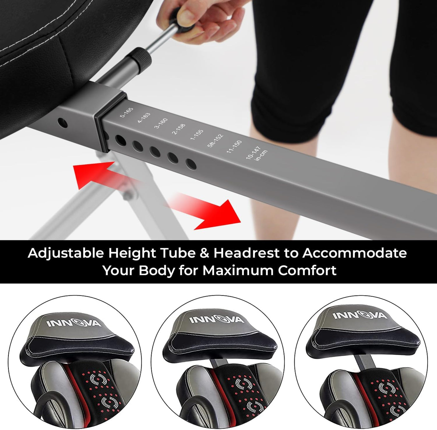 INNOVA HEALTH AND FITNESS ITM5900 Advanced Heat and Massage Inversion Table - $125