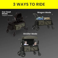 Jeep Deluxe Wrangler Stroller Wagon with Cooler Bag and Parent Organizer - $215