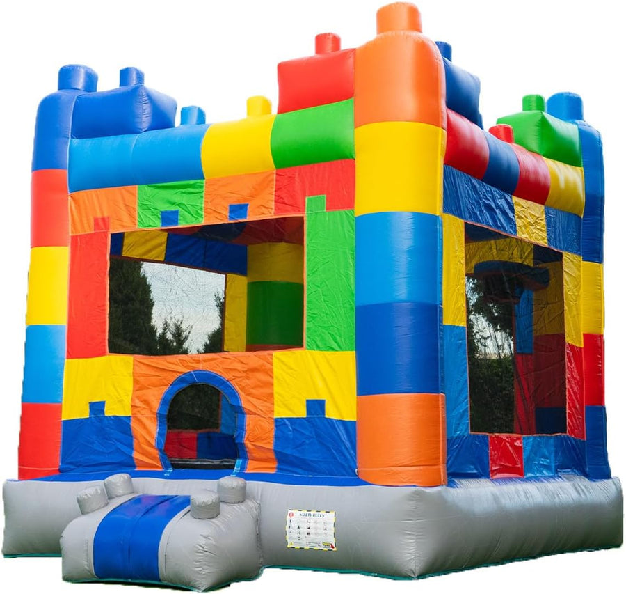 HeroKiddo Block Party Bounce House Commercial Grade for Kids and Adults _ $660