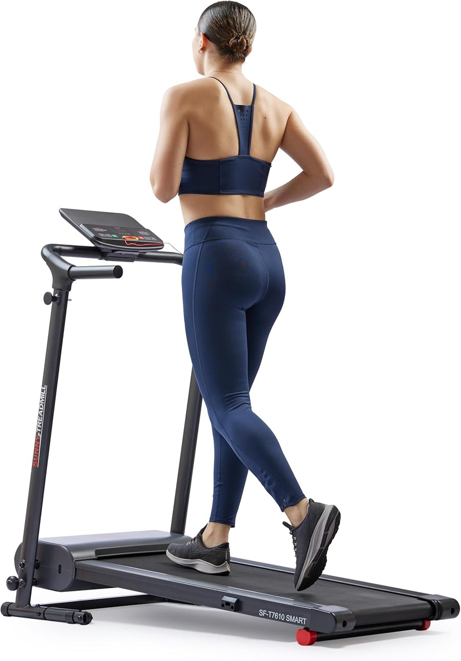 Sunny Health & Fitness Compact Foldable Treadmill - Easy Assembly - $230