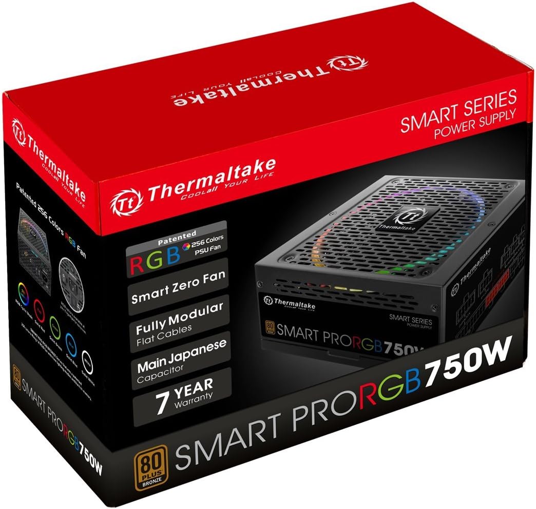 Thermaltake Smart Pro RGB 750W 80+ Bronze - $80