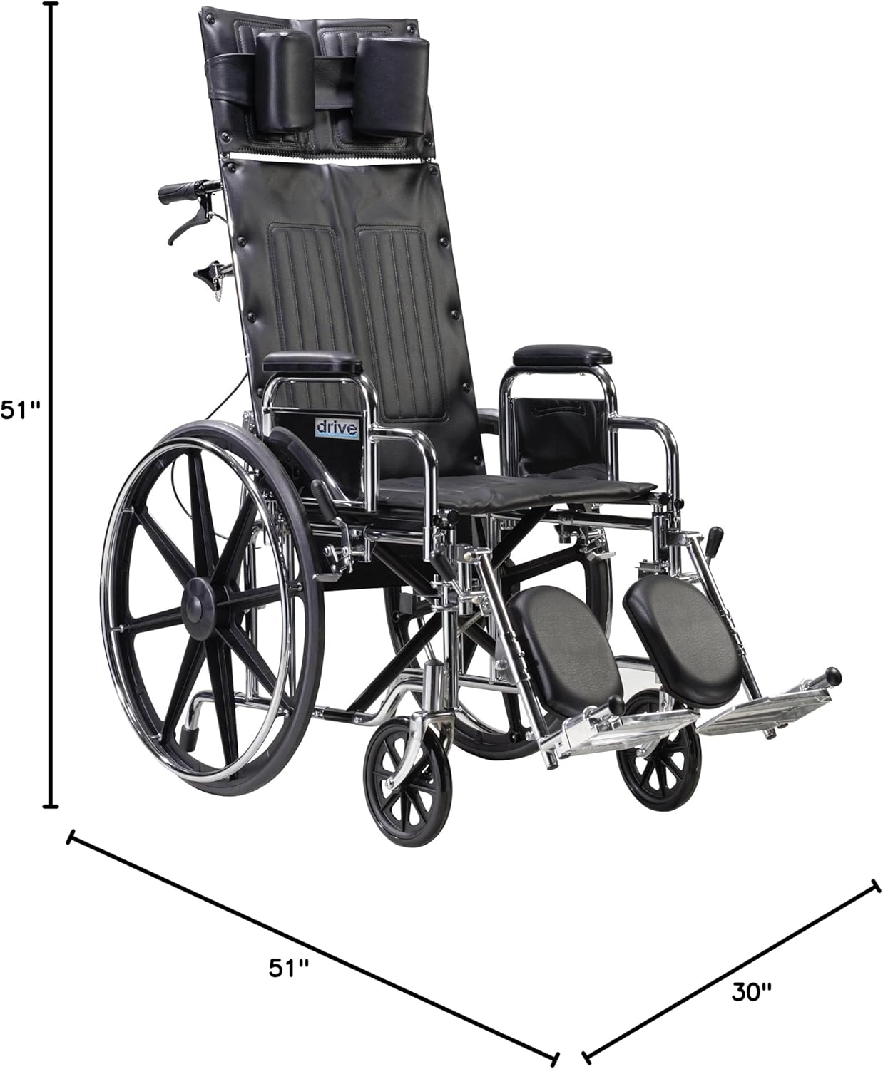 Drive Medical STD22RBDDA Sentra Heavy Duty Wheelchair with Detachable Desk Arms - $320