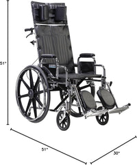 Drive Medical STD22RBDDA Sentra Heavy Duty Wheelchair with Detachable Desk Arms - $320