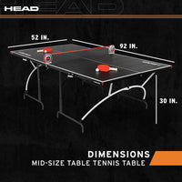 HEAD Easy Setup Ping Pong Table with Electronic Scorer - Junior Folding Table - $240