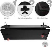 5'7"(67.4") Hard Tri-Fold Tonneau Cover Fit 2009-2024 Ram 1500 (Without Ram Box) - $310
